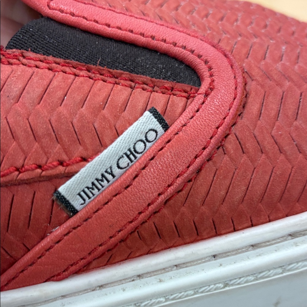 Men's Red Jimmy Choo - Picture 9 of 10